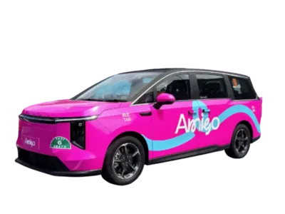 雅緻桃紅 Amigo · 香港豪華6人車的士接送